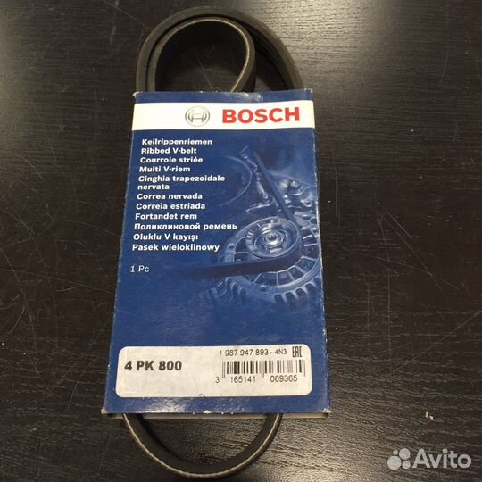 Ремень поликлиновой 4pk800 bosch