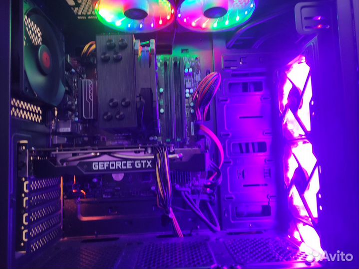 Игровой компьютер GTX 1660 ti, ryzen 5, 16ram