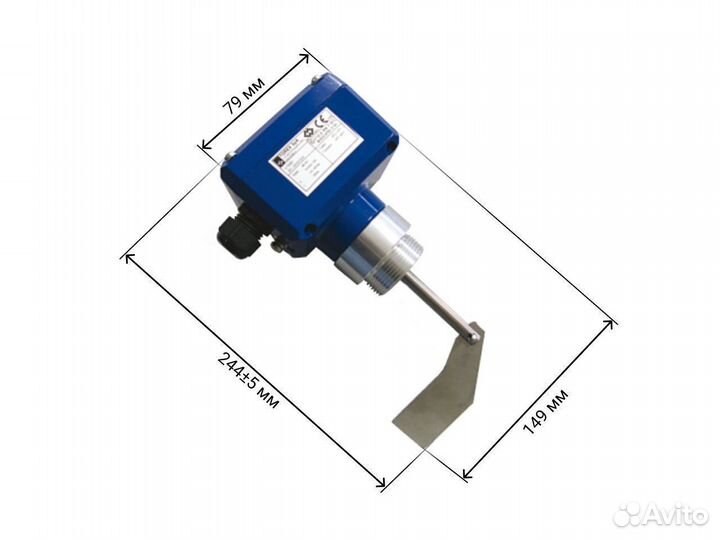 Датчики уровня лопастные iltco, iltdo