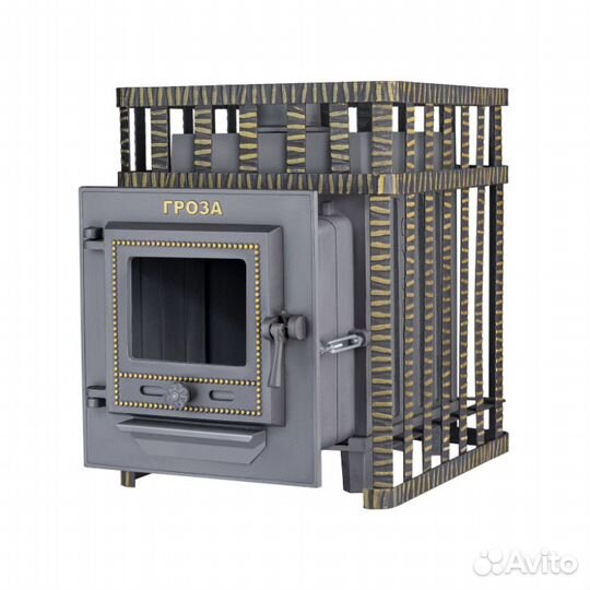 Печь банная Гроза в сетке 18м