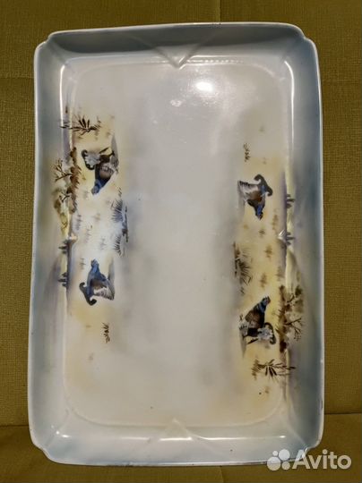 Блюдо поднос Т-во Кузнецова, до 1917 года