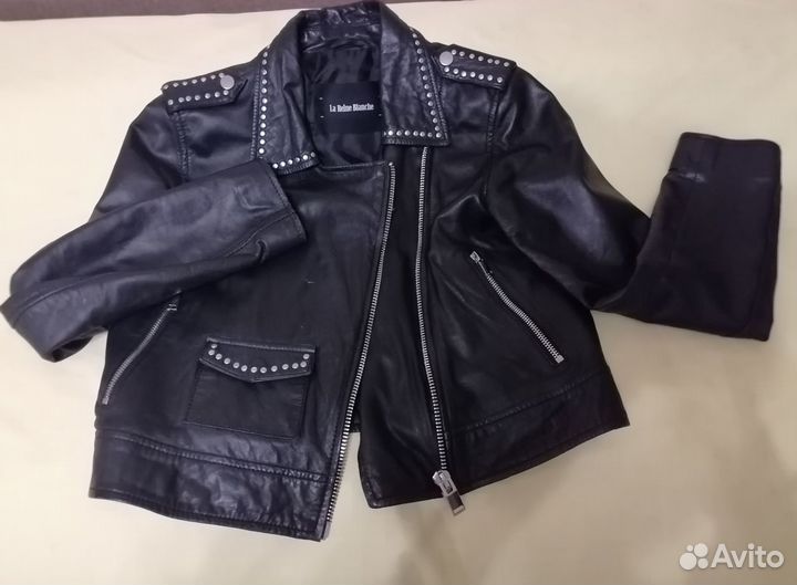 Кожаная куртка Leather Ladies jacket р. 44-46