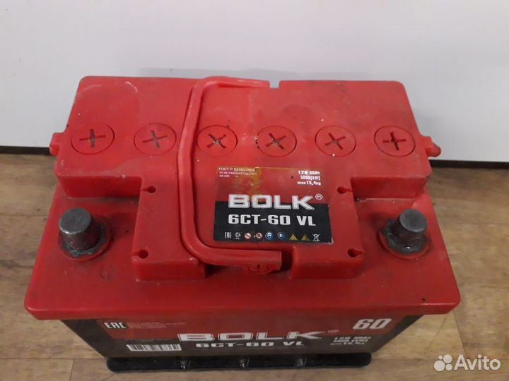 Аккумулятор бу 60Ач Bolk