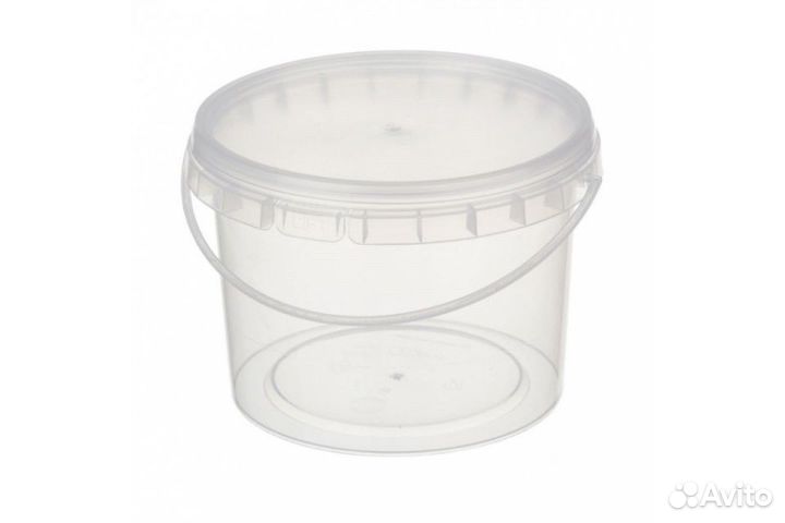 Ведро прозрачное 2,25 л