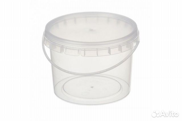 Ведро прозрачное 2,25 л