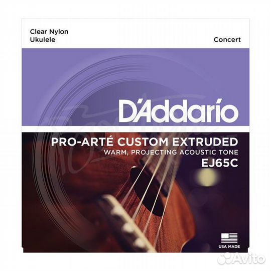 D'Addario EJ65C струны для укулеле концерт