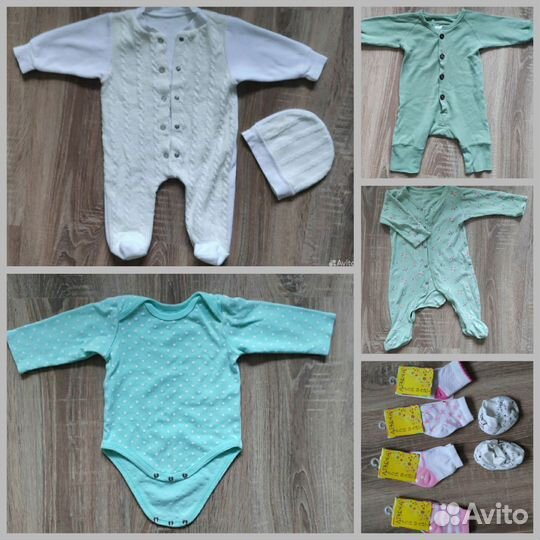 Пакет вещей для девочки от 62 до 96 размера