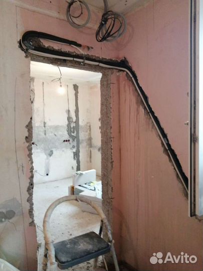 Штробление стен сантехник, электрика,демонтаж