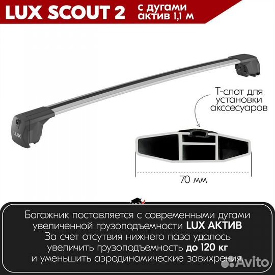 Багажник Haval M6 2 2021- scout-2 Silver