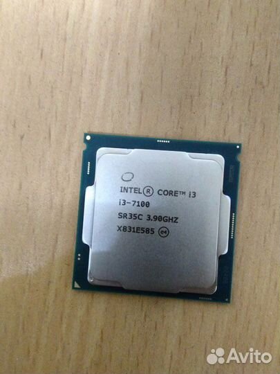 Процессор intel core i3 7100 CPU 3.90GHz