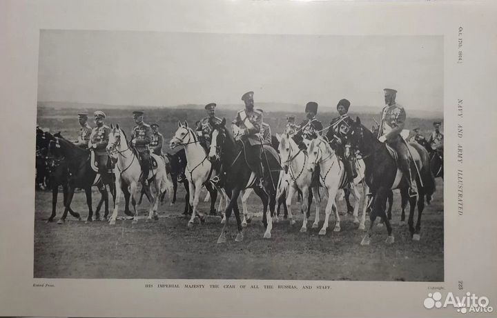10 Антикварных гравюр Николай 2 Цесаревич Алексей