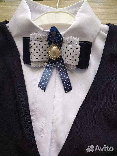 Галстучки для девочек к школьной форме
