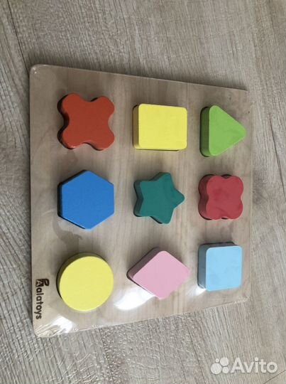 Сортер пазл деревянный