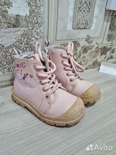 Ботинки демисезонные для девочки 24 размер