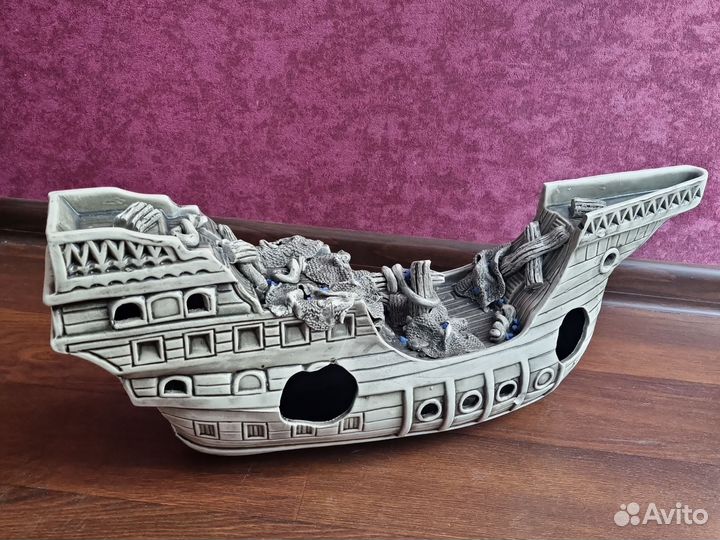 Декорации для аквариума Корабль