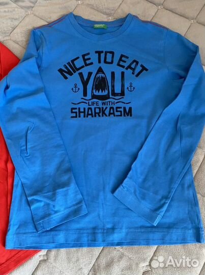 Лонгслив benetton на мальчика 146 см