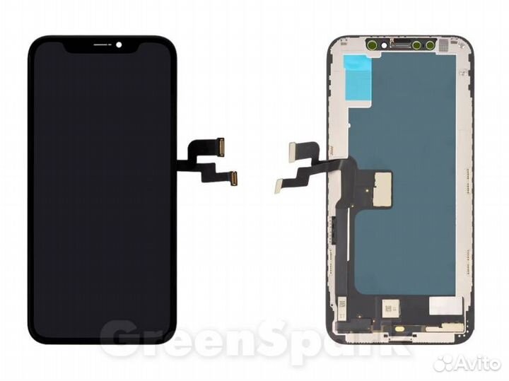 Дисплей для iPhone XS +тач черный с рамкой Premiu