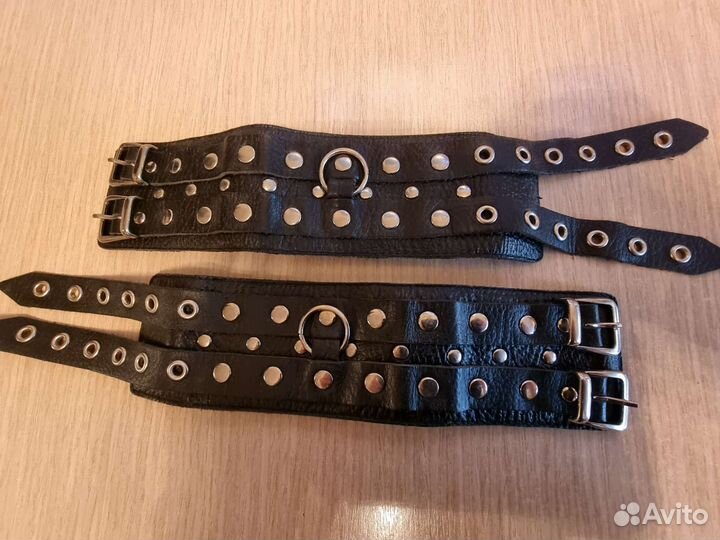 Набор готических аксессуаров. Натуральная кожа