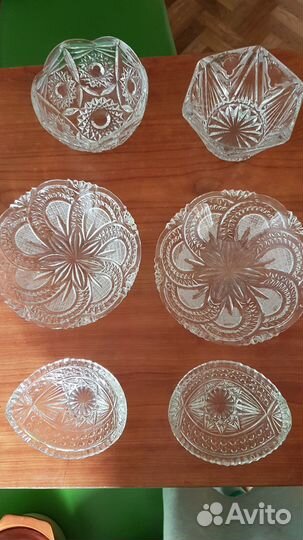 Хрустальная посуда бу
