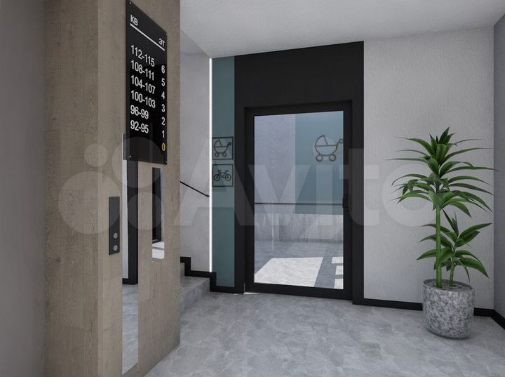 1-к. квартира, 34,9 м², 2/5 эт.