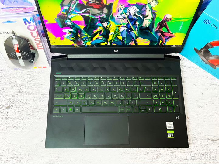 Игровой ноутбук HP на RTX - SSD - Upgrade
