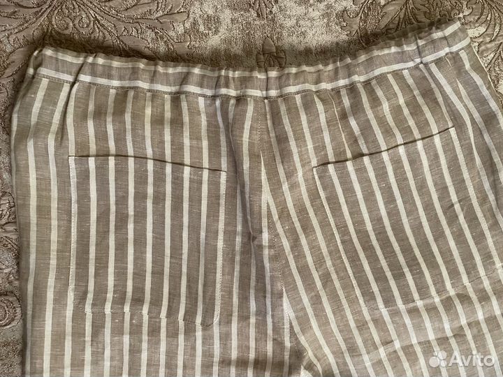 Льняные брюки Brioni (оригинал), 50-54 размер, New