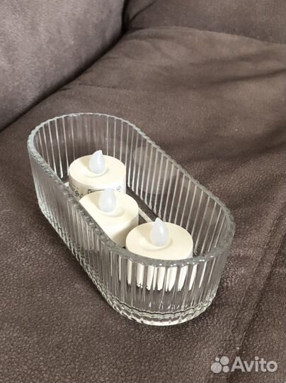 Подставка из рифленого стекла