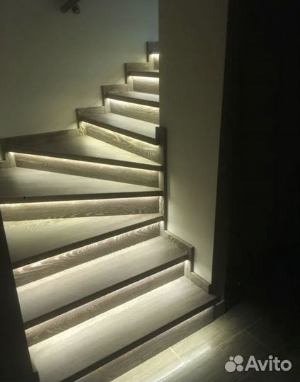 Подсветка лестницы с датчиками движения