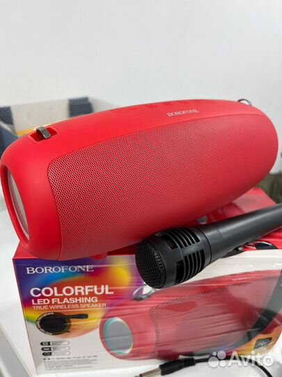 Колонка Borofone BP13 с доставкой с микрофоном