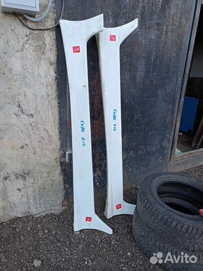 Обвесы Пороги Dolphin, Nissan Cube Z10