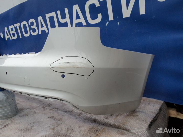 Бампер задний на Audi A4 2011 в сборе