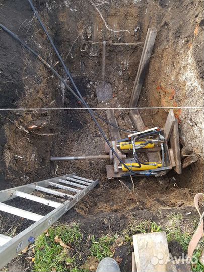 Всё виды земляных работ. Траншеи под фундамент, пр