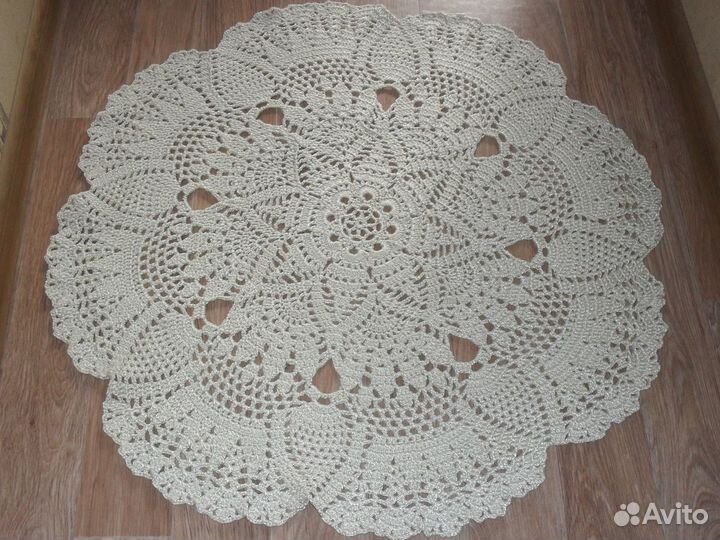 Коврик вязаный (D90см, 80см,60см)