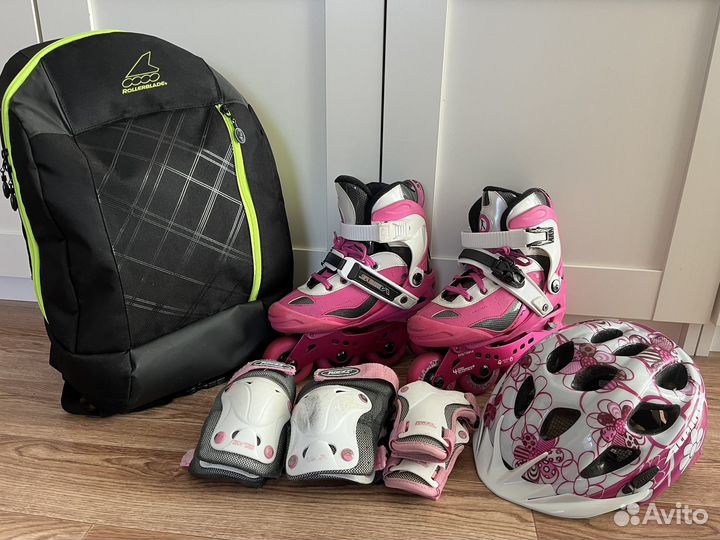 Ролики Seba SJ Junior Pink/White р. 33-36