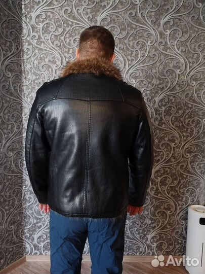 Кожаная куртка мужская