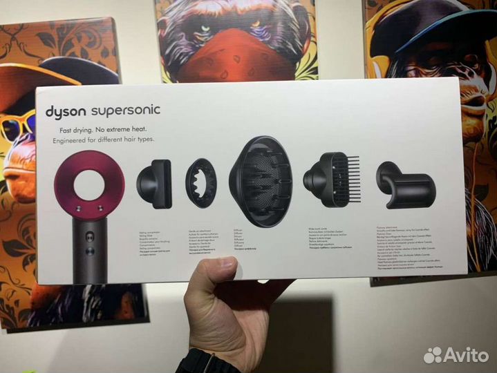 Фен Dyson supersonic /Качество 1в1/ тестирование