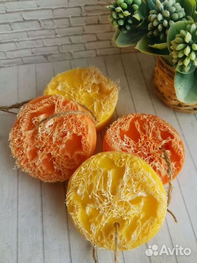 Мыло с люфой