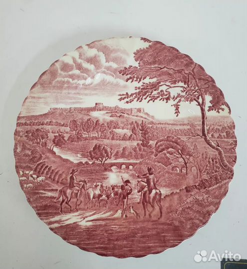 Тарелка Англия с трещинкой