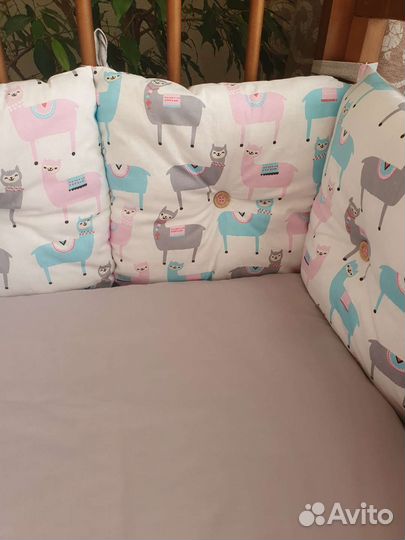 Бортики в детскую кроватку новые
