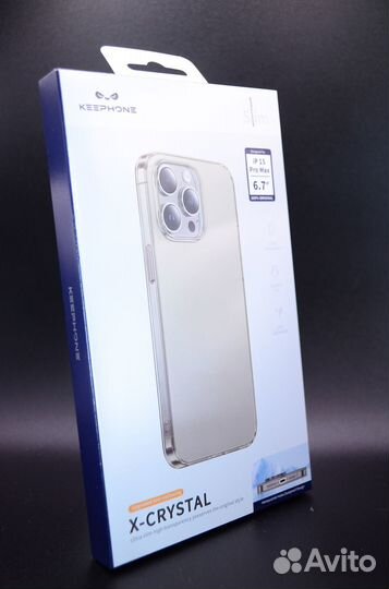 Чехол Keephone X-Crystal iPhone 15Pro/15ProMax