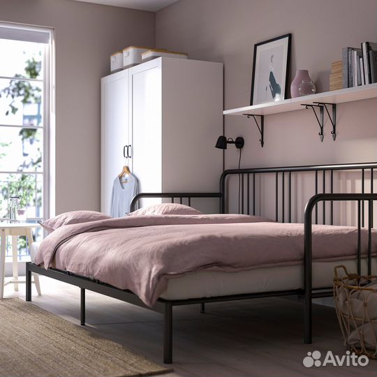 Кровать раздвижная икеа Фиресдаль