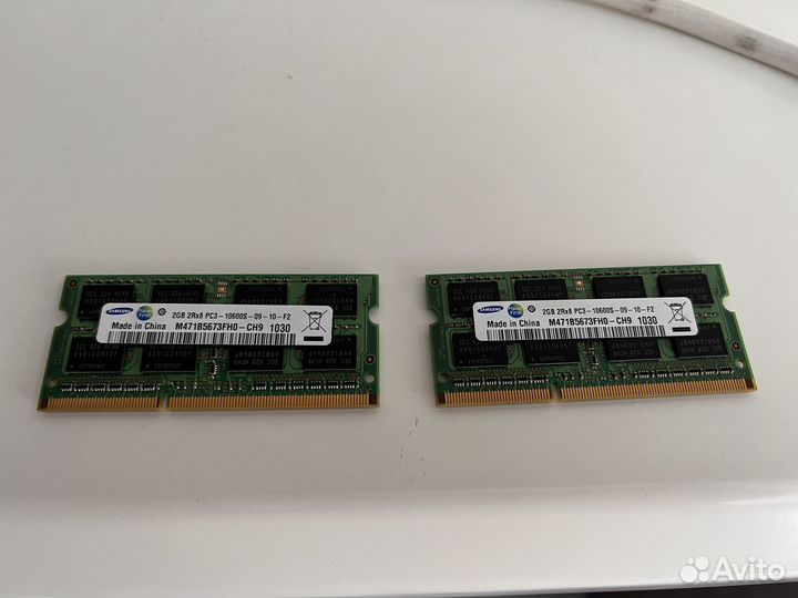 Оперативная 2*2GB 2Rx8 PC3 - 10600S