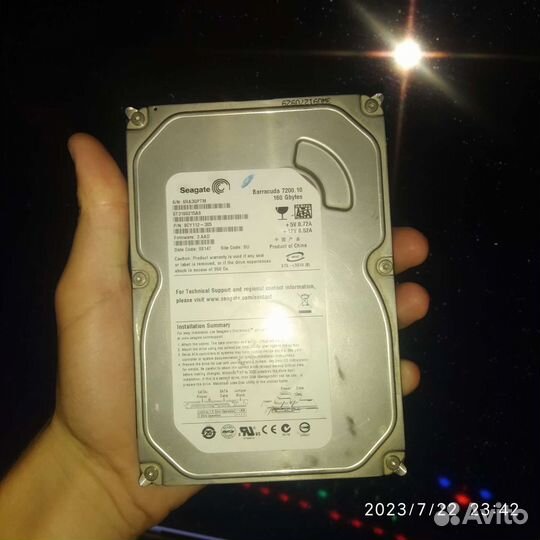 Жесткий диск 160gb