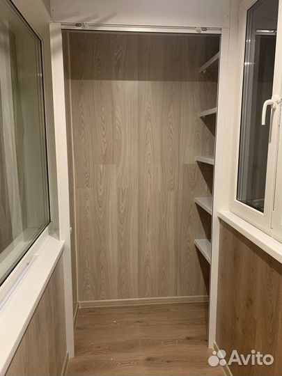 Шкаф с рольставнями на балкон любые размеры