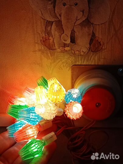 Елочная гирлянда СССР