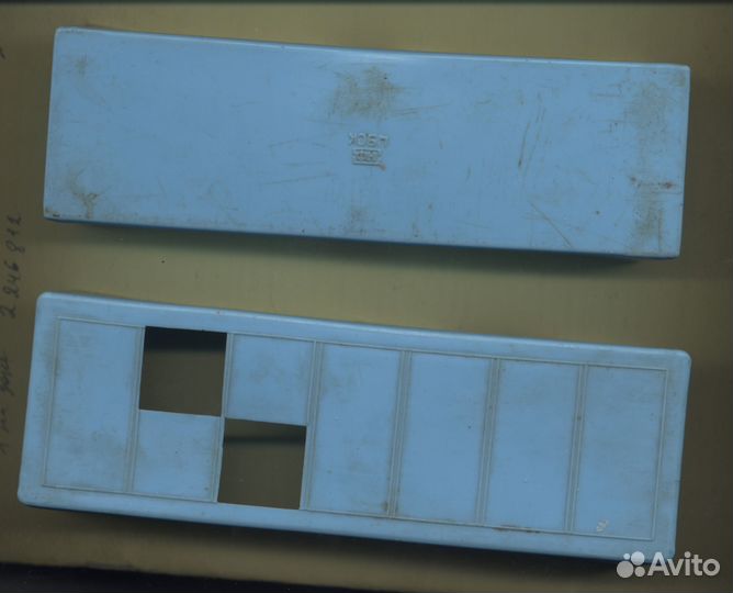 Домино, СССР (коробка ц. 90 к.) чёрный карболит