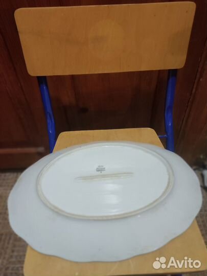 Поднос Польша фарфоровая ширина 35 см,ширина 24,5