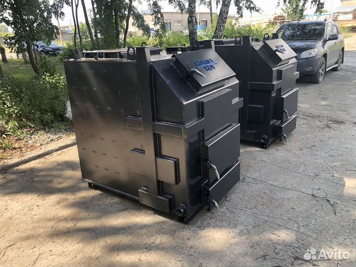 Твердотопливный котёл длительного горения