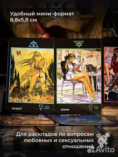 Таро Уэйта Эротическое Таро Манара Мини Формат
