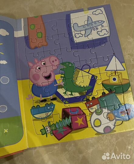 Детская книга пазл Свинка пеппа